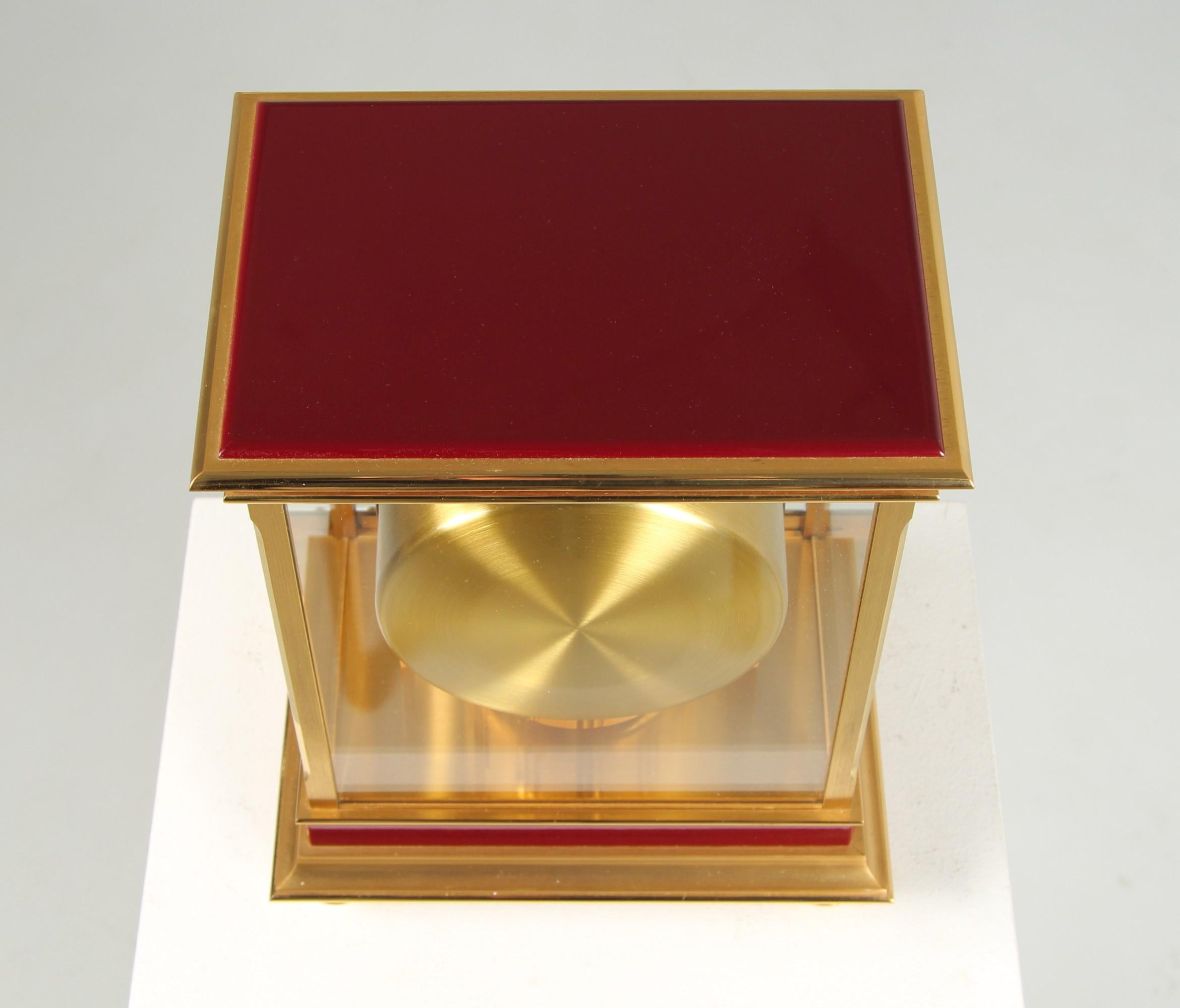 Jaeger LeCoultre - Atmos Royale from 1980, Table Clock that LIVES ON AIR For Sale 2