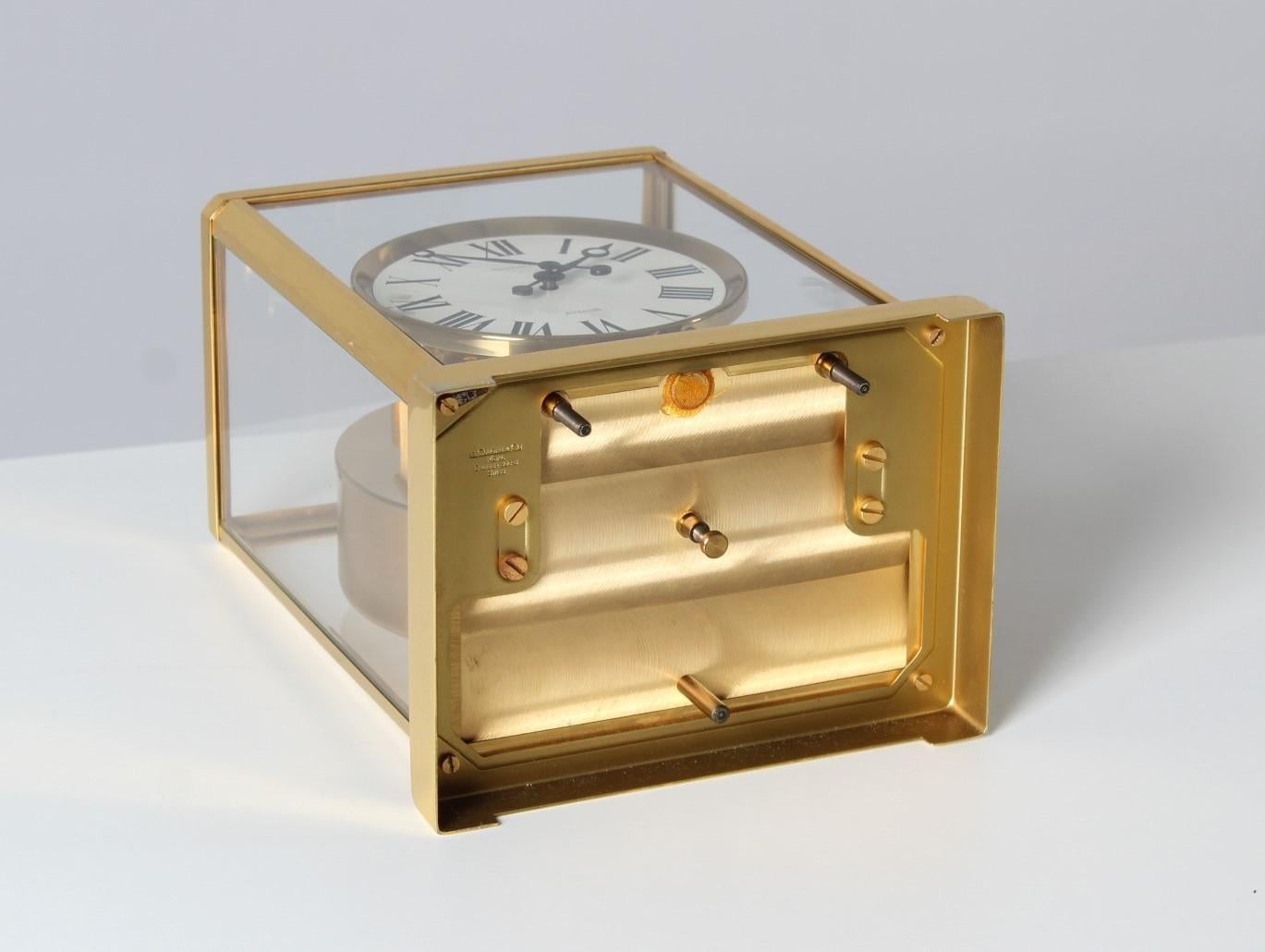 Jaeger LeCoultre, Atmos Table Clock from 1974, Fullset with Box and Papers 6