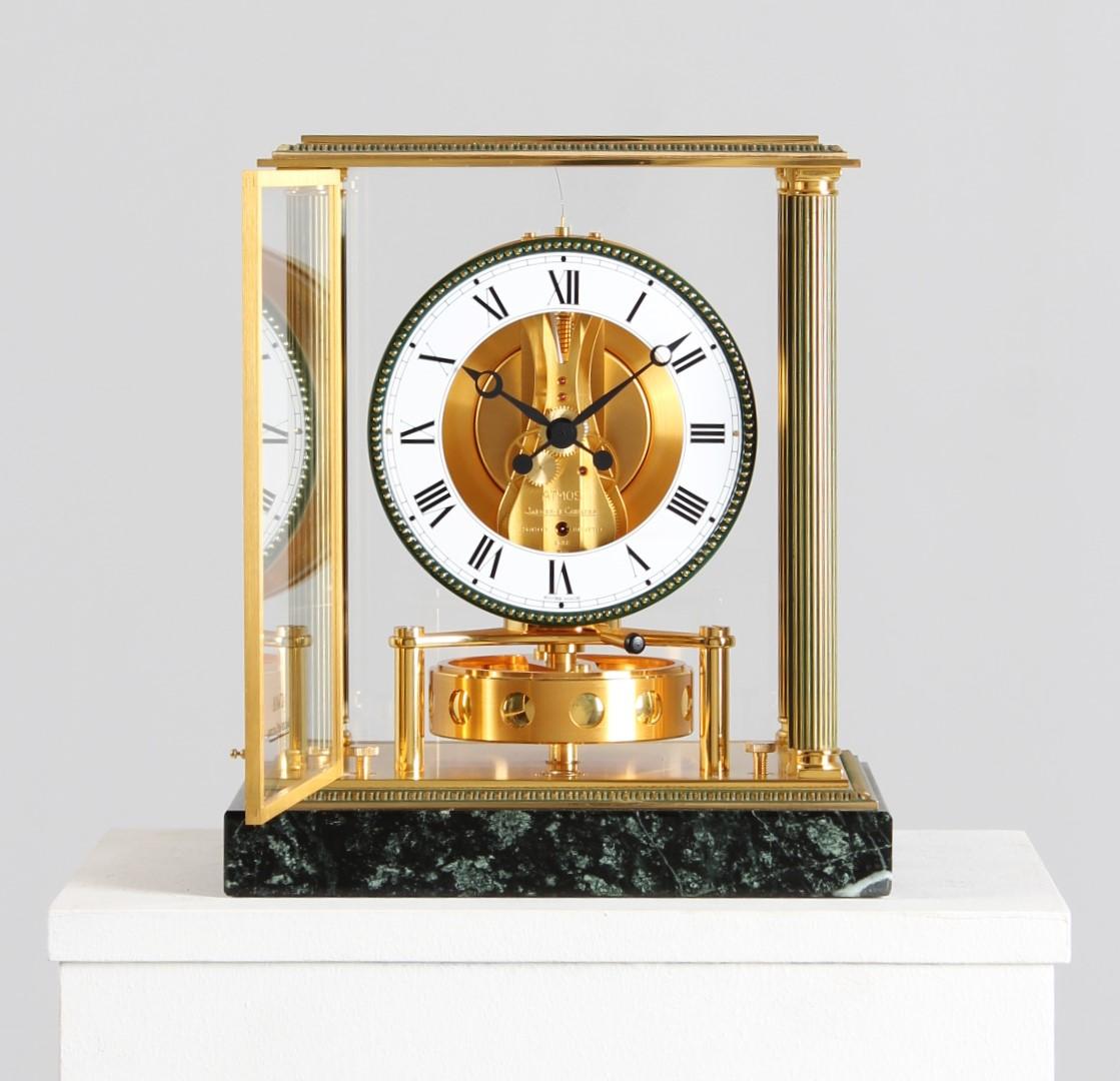 Jaeger LeCoultre, pendule d'horloge Atmos Vendome, fabriquée en 1994 en vente 3