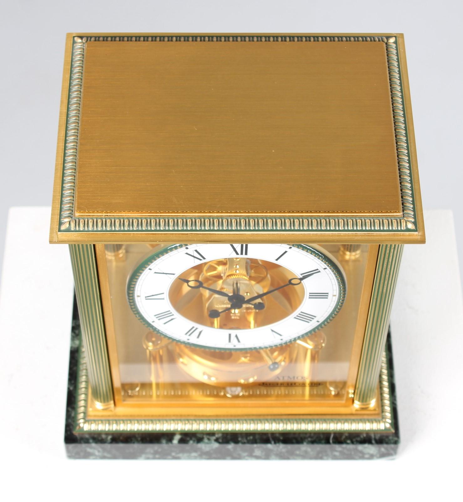 Jaeger LeCoultre, pendule d'horloge Atmos Vendome, fabriquée en 1994 en vente 5
