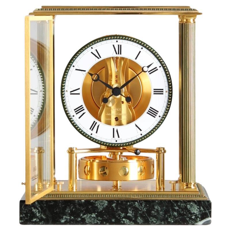 Jaeger LeCoultre, Atmos Vendome, Clock Pendule, manufactured in 1994 For Sale