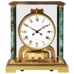Jaeger Lecoultre, Atmos Vendome with Marbled Columns, Manufacted in 1969