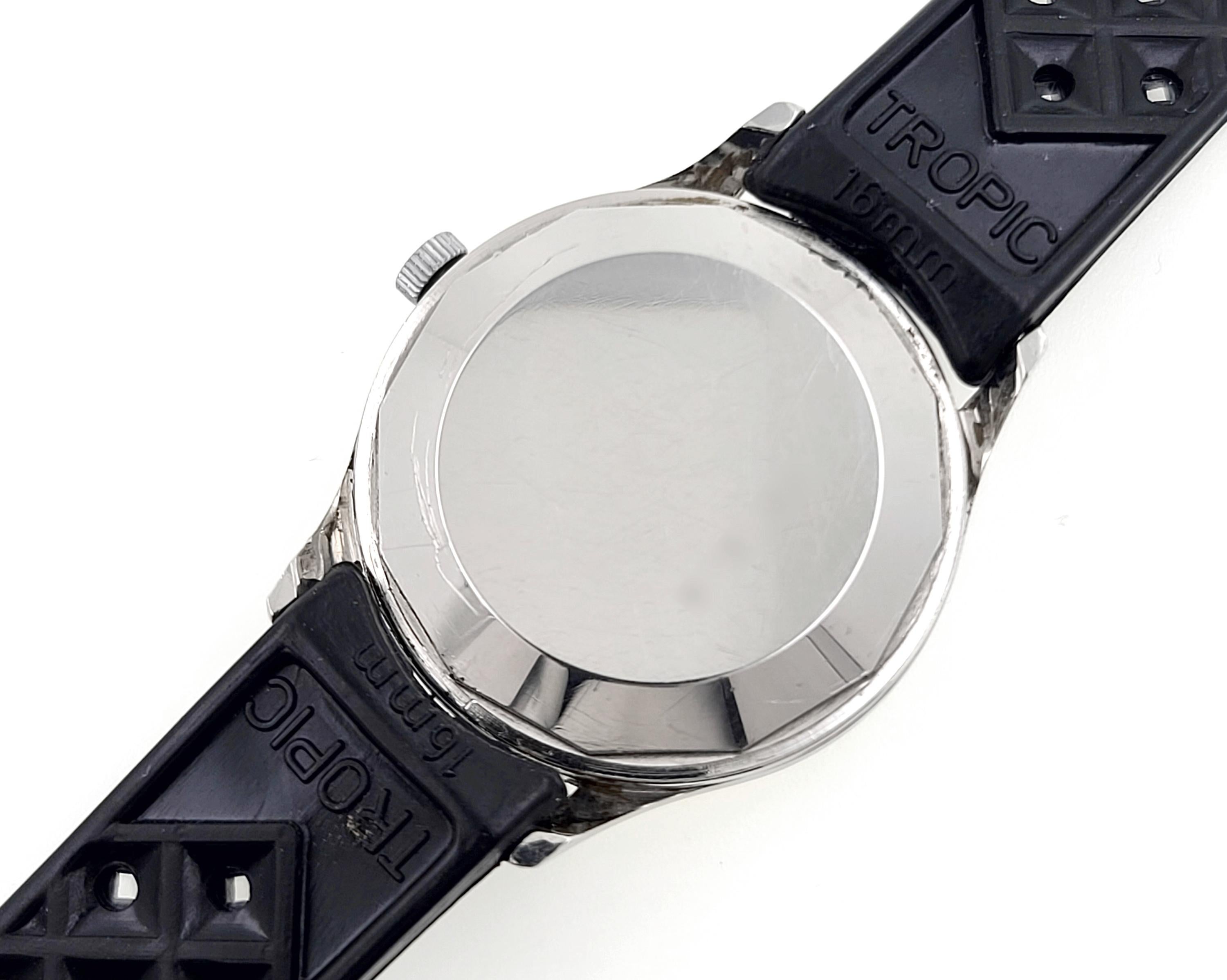 Jaeger-LeCoultre Automatic Date Round Pre Master Steel Vintage 1970 Tropic 4