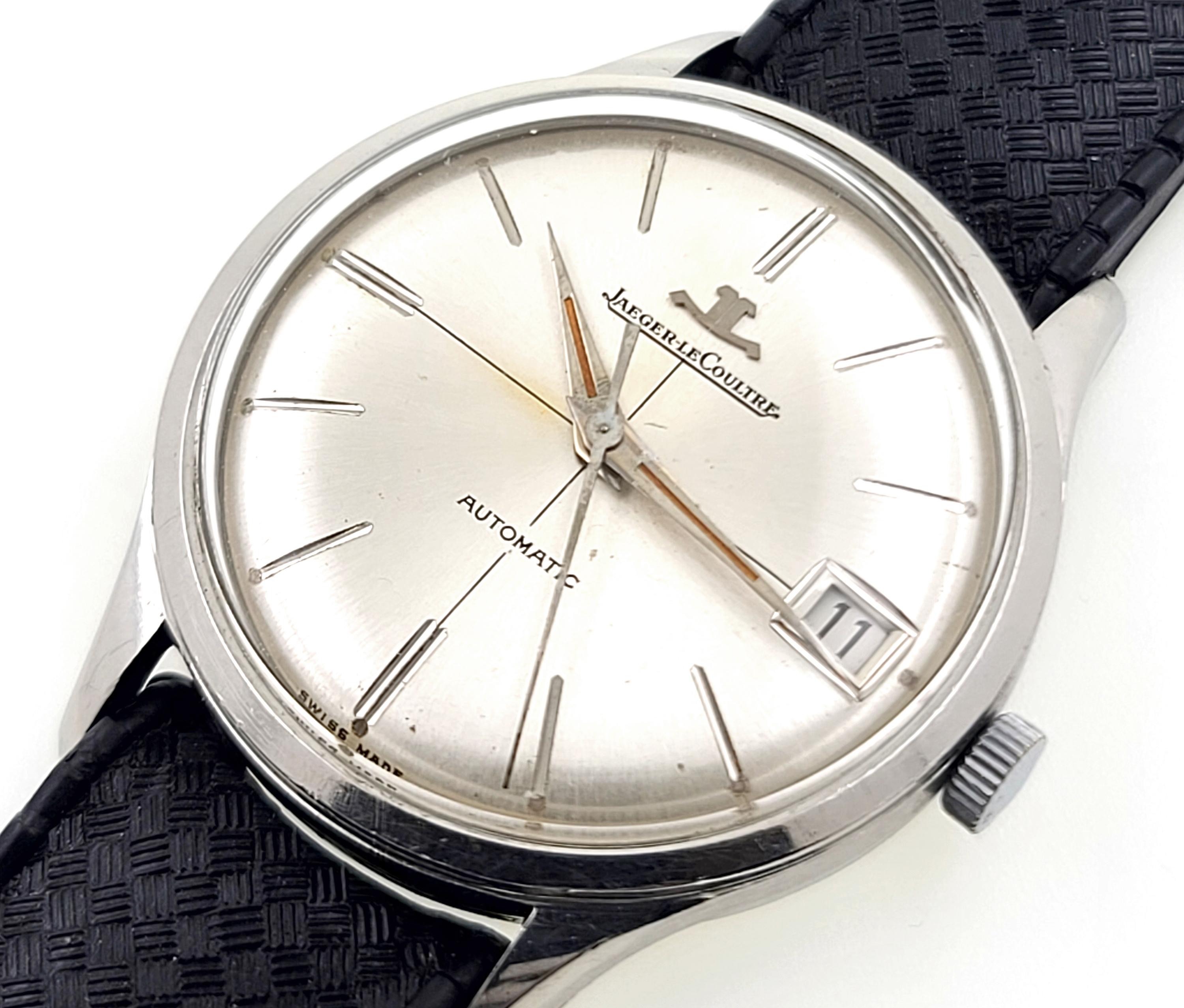 Jaeger-LeCoultre Automatic Date Round Pre Master Steel Vintage 1970 Tropic 6