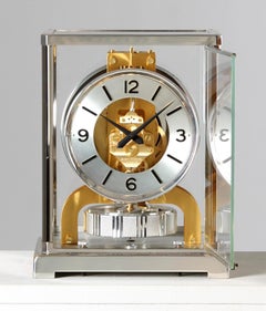Jaeger LeCoultre, Bicolor Atmos Clock, Silver and Gold, Manufactured 1978