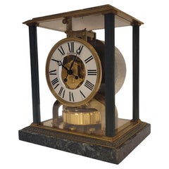 Montre Jaeger-LeCoultre Bracket  Pendule de cheminée Atmos Vendome en marbre, bronze