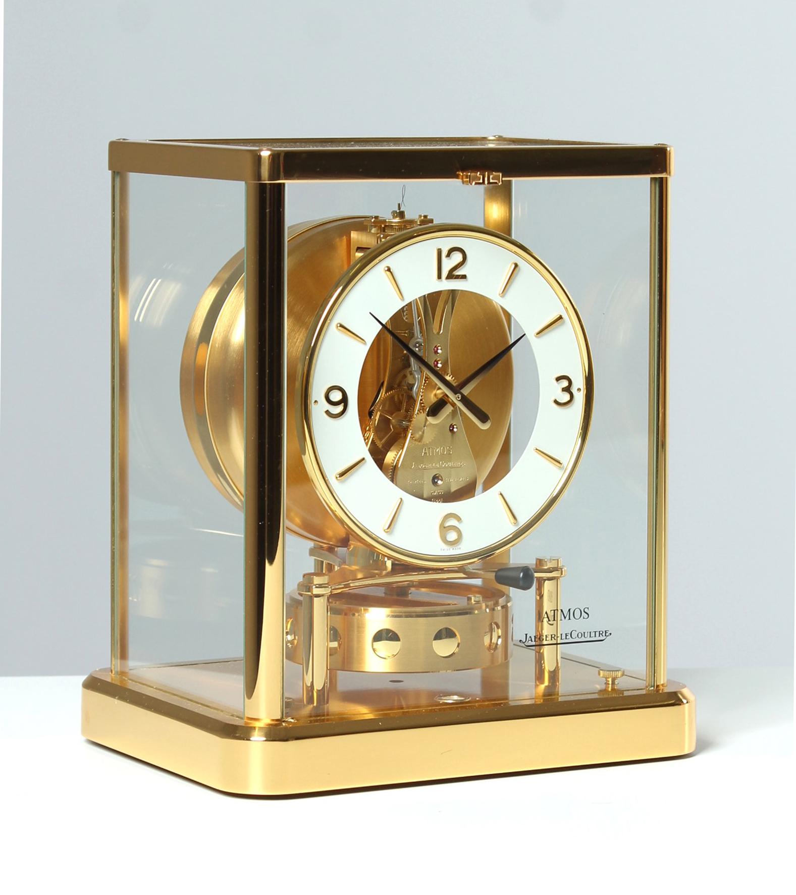 Jaeger LeCoultre, Classic Atmos Clock from 1991 in Full Set In Good Condition In Greven, DE