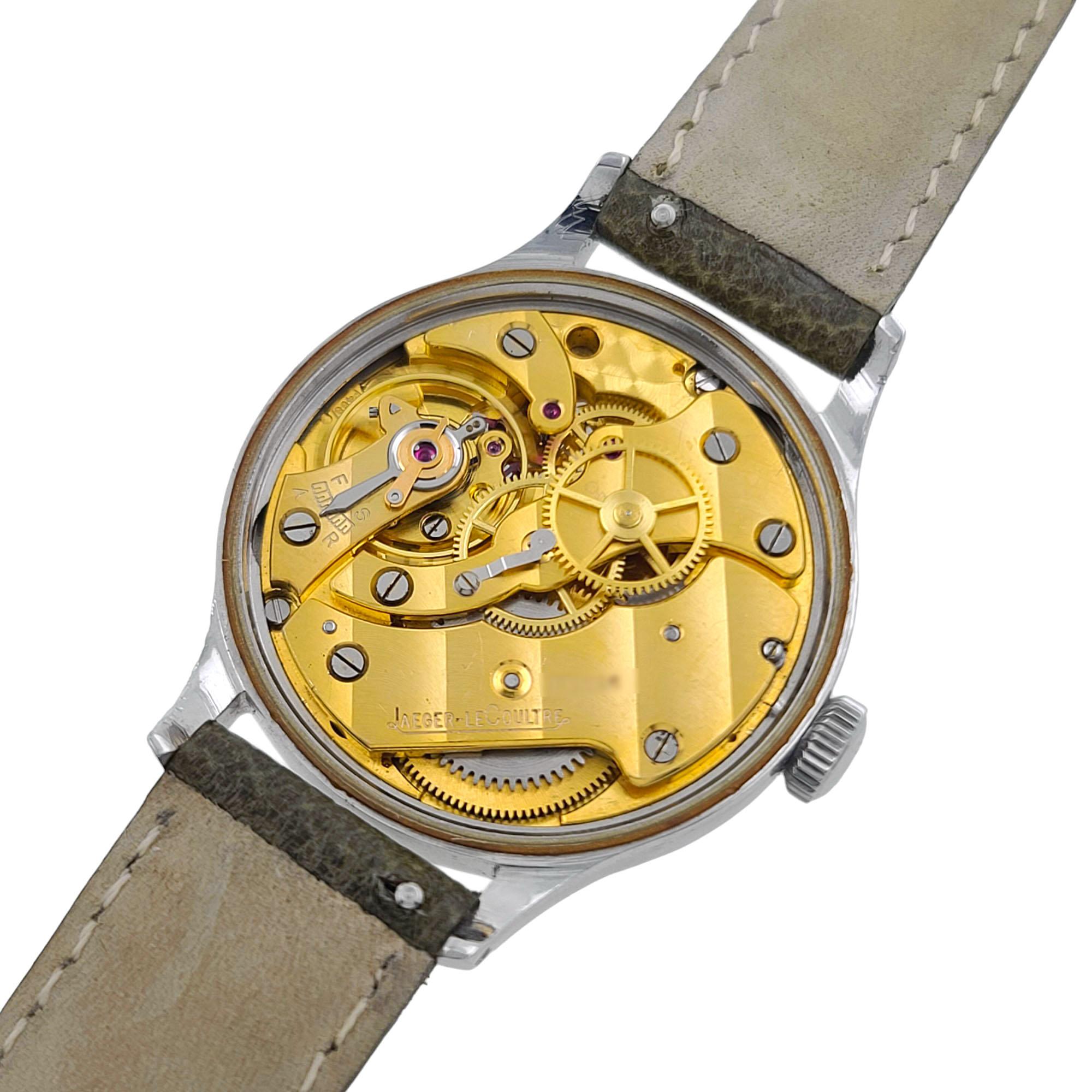 Men's Jaeger-LeCoultre Classic Manual Round Pre Master Vintage 1950 Military Style