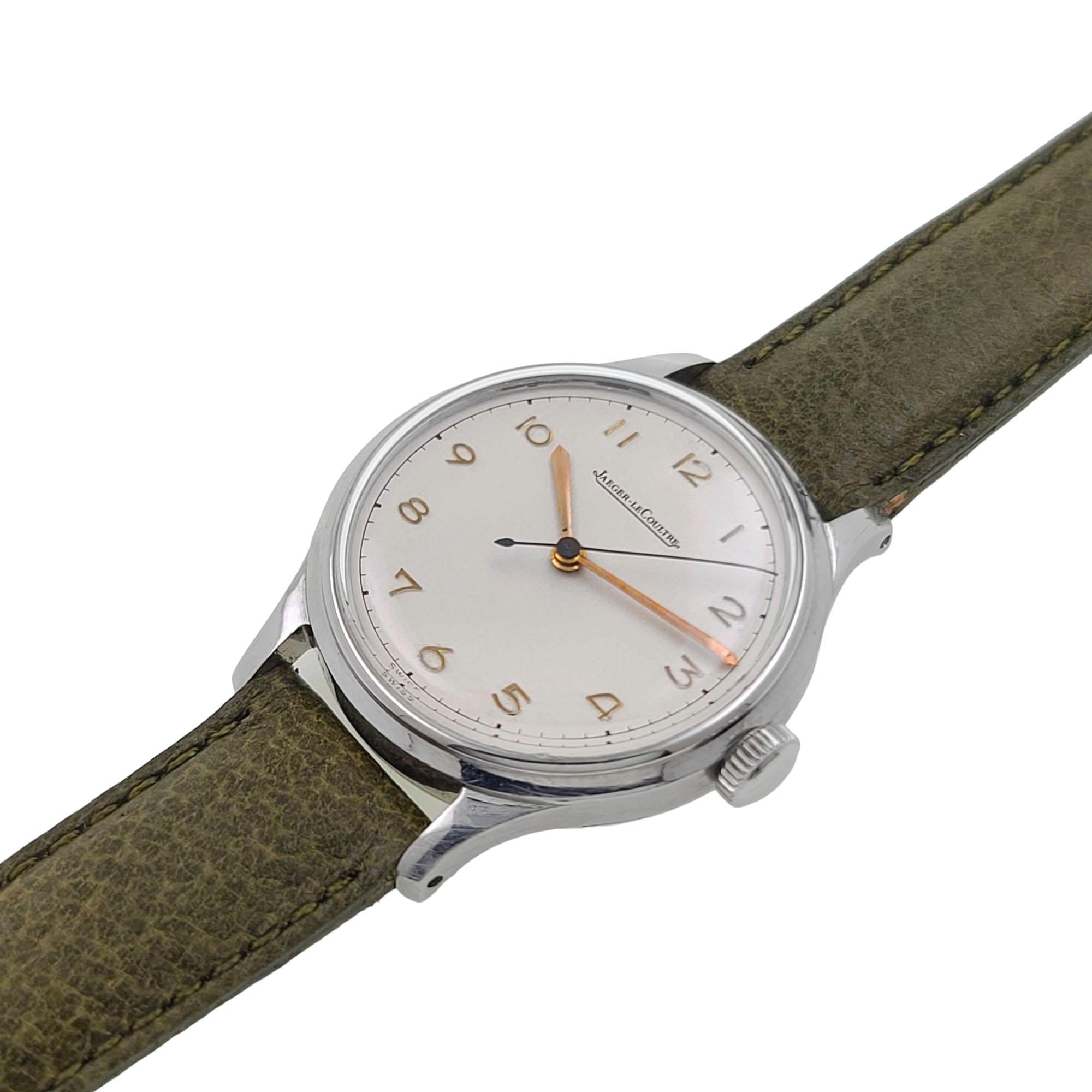 Jaeger-LeCoultre Classic Manual Round Pre Master Vintage 1950 Military Style 2