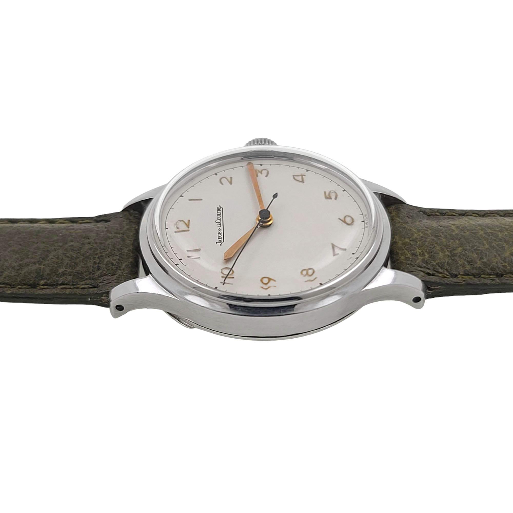 Jaeger-LeCoultre Classic Manual Round Pre Master Vintage 1950 Military Style 4