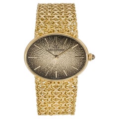 Jaeger Lecoultre Classique Cat Eye Dial Yellow Gold Watch