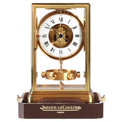 Vintage Jaeger LeCoultre Clock, Atmos Prestige from 1981, Limited Edition, No 297/3000