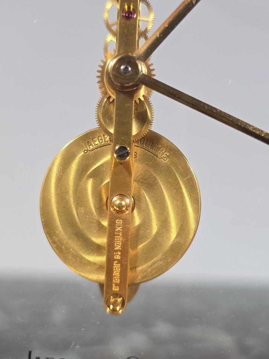 Bronzo Orologio Jaeger-LeCoultre - metà del XX secolo - con scatola e documenti originali in vendita