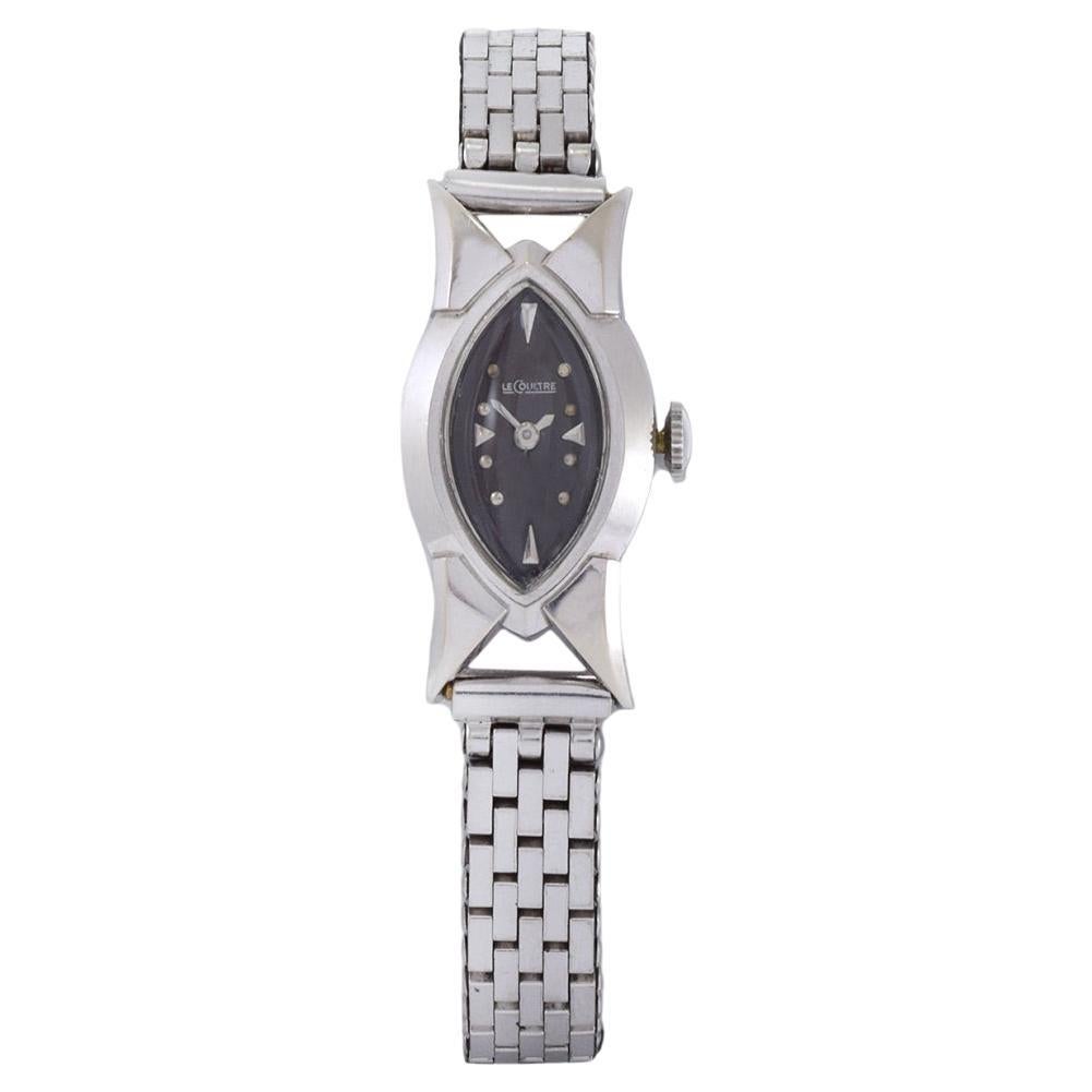  Jaeger-LeCoultre Cocktail Watch 14K White Gold For Sale