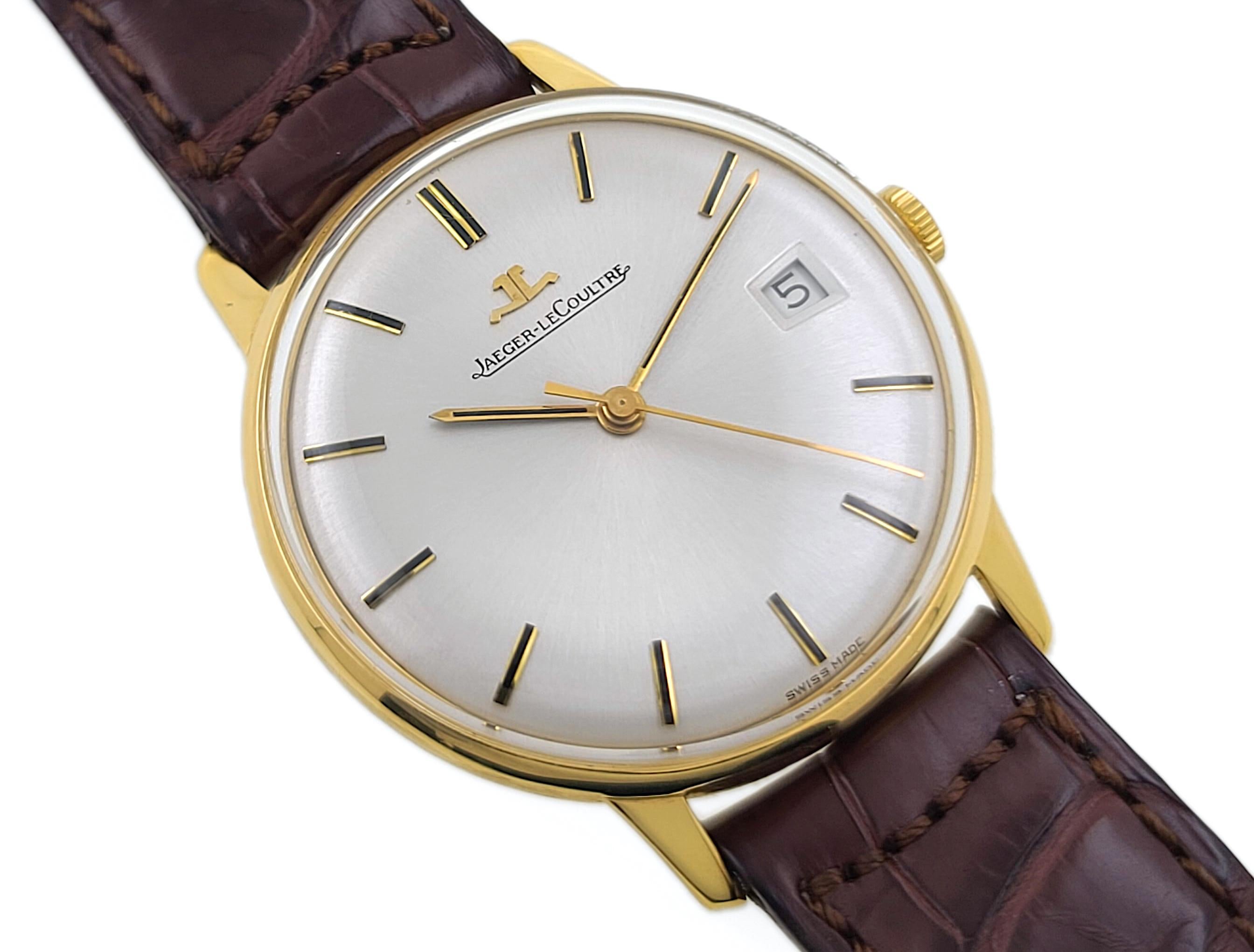 jaeger-lecoultre 18k gold watch