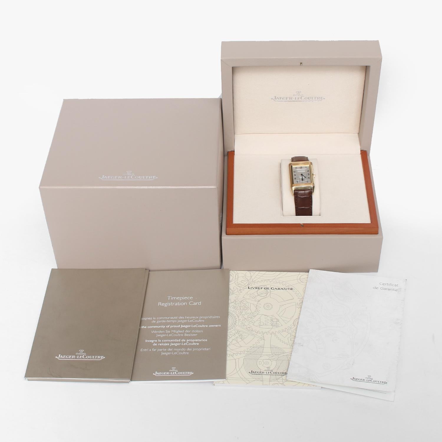 Jaeger-LeCoultre Day-Night Reverso 18k Yellow Gold Men's Watch '270154' 270.1.54 2