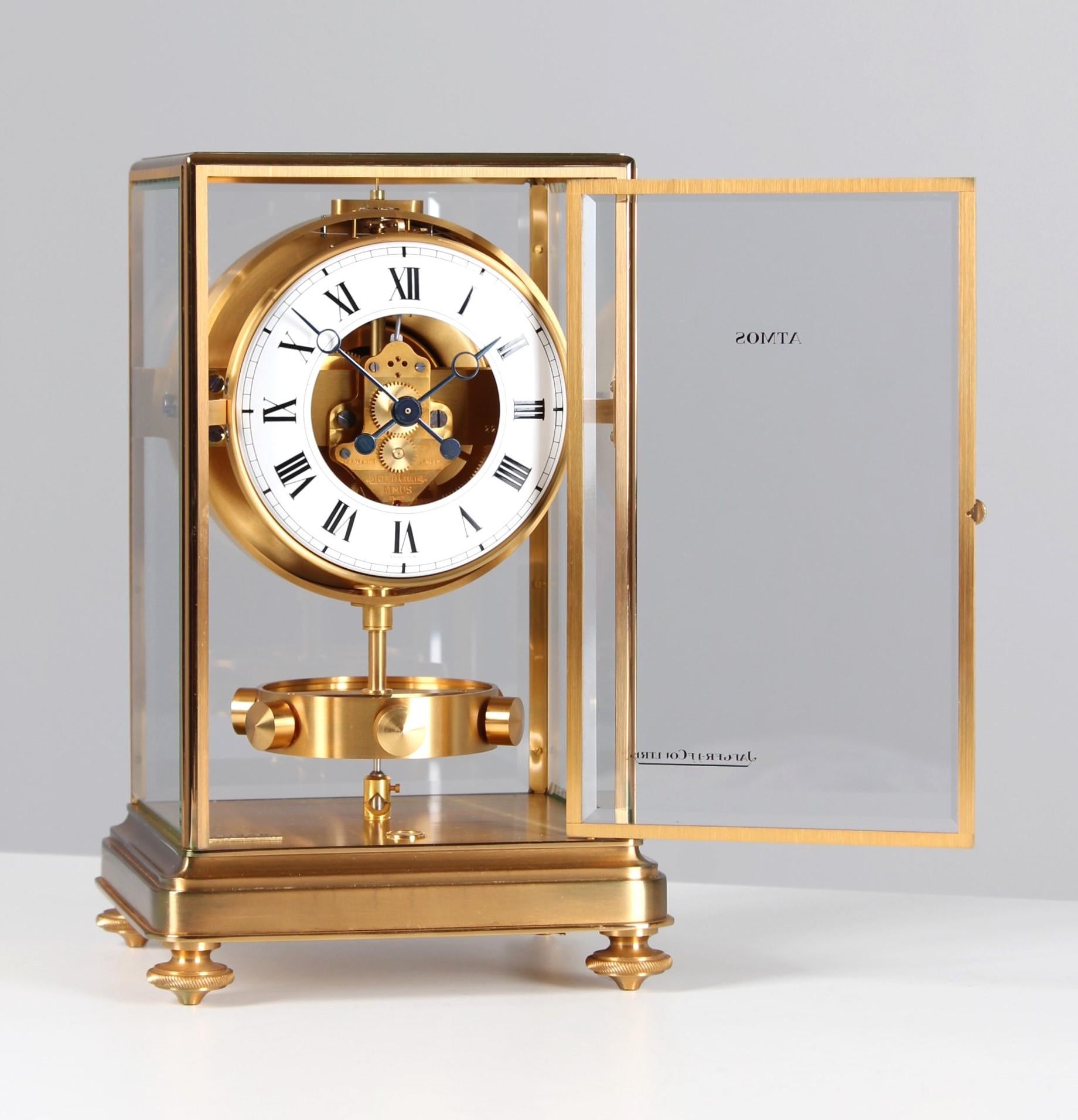 Fin du 20e siècle Horloge de bureau Jaeger LeCoultre, Atmos Prestige, édition limitée, années 1980 en vente