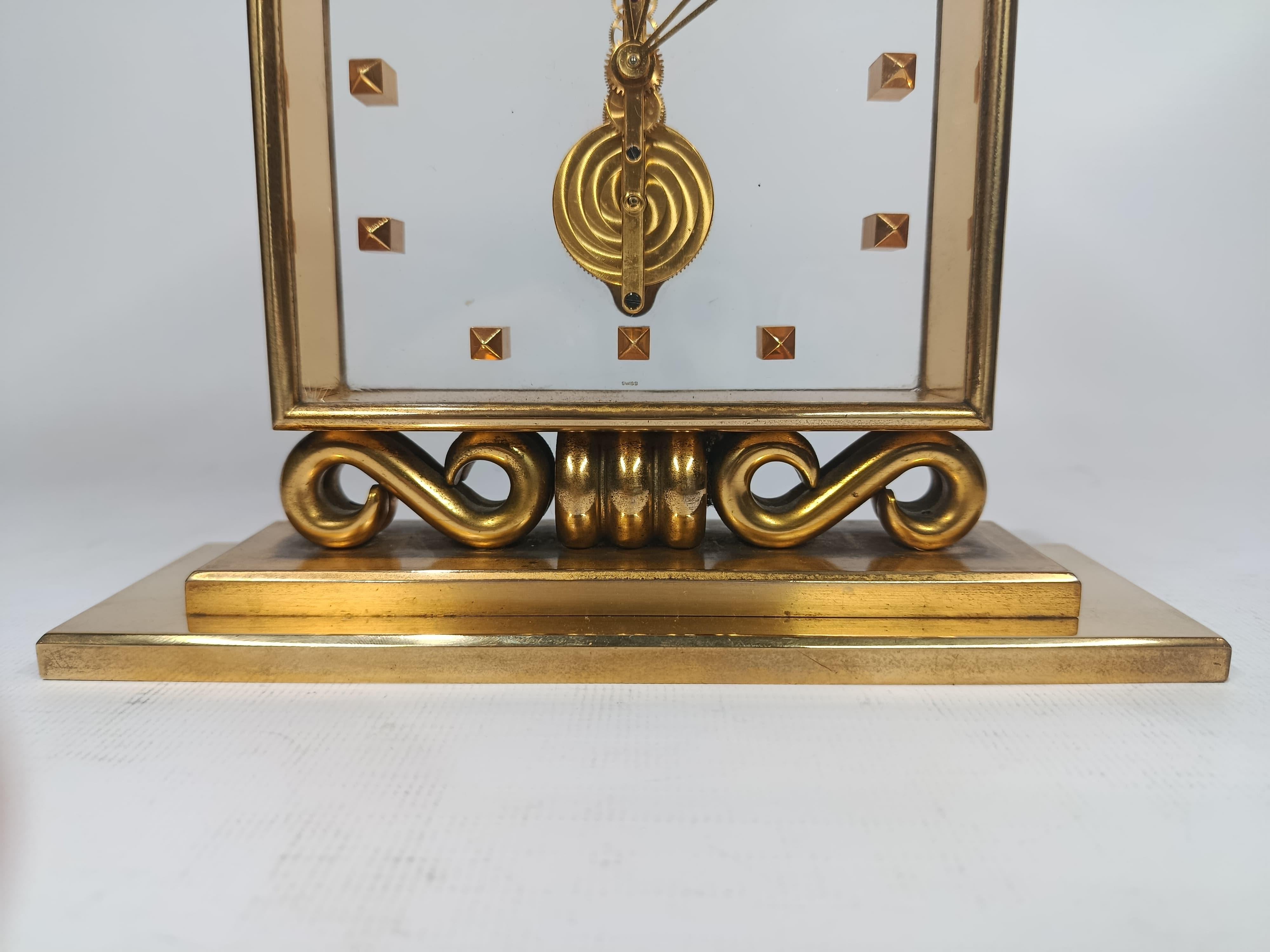 Suisse Jaeger LeCoultre desk clock en vente