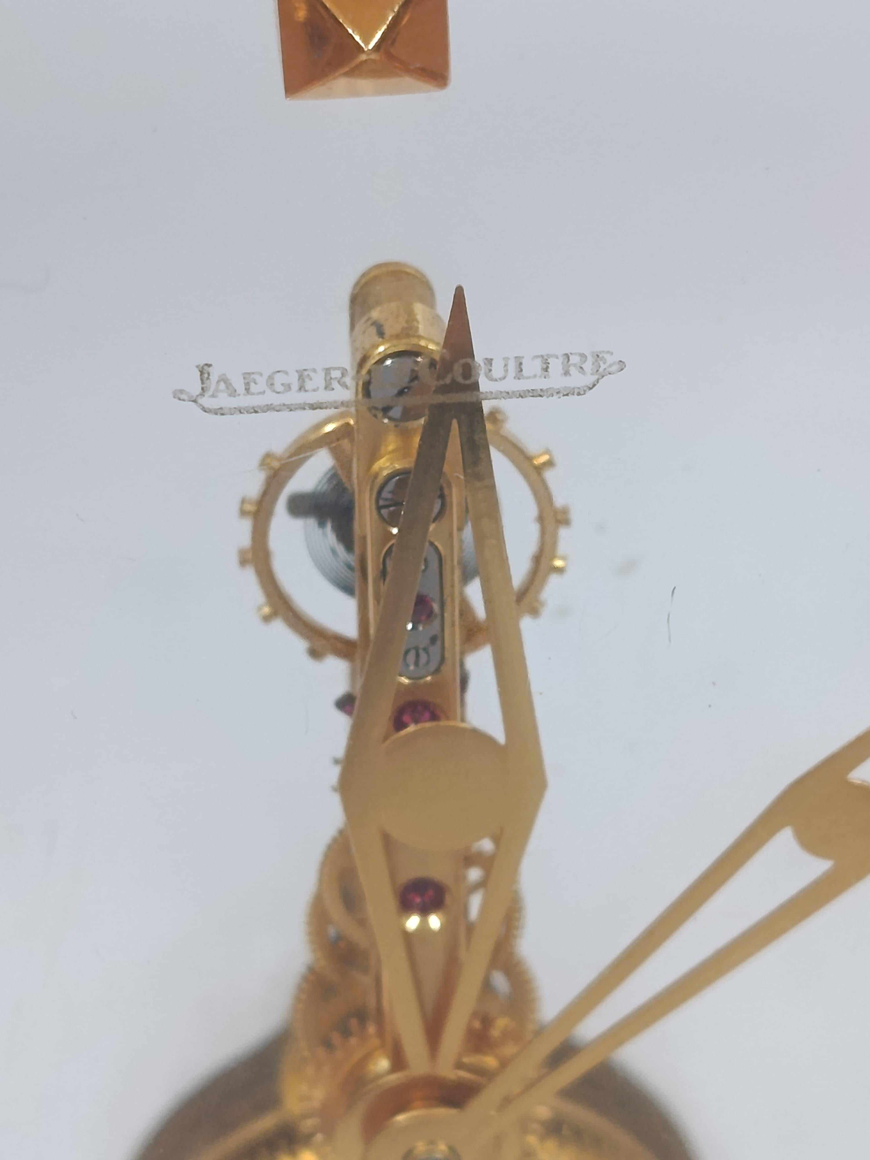 Jaeger LeCoultre desk clock Bon état - En vente à Buenos Aires, Argentina