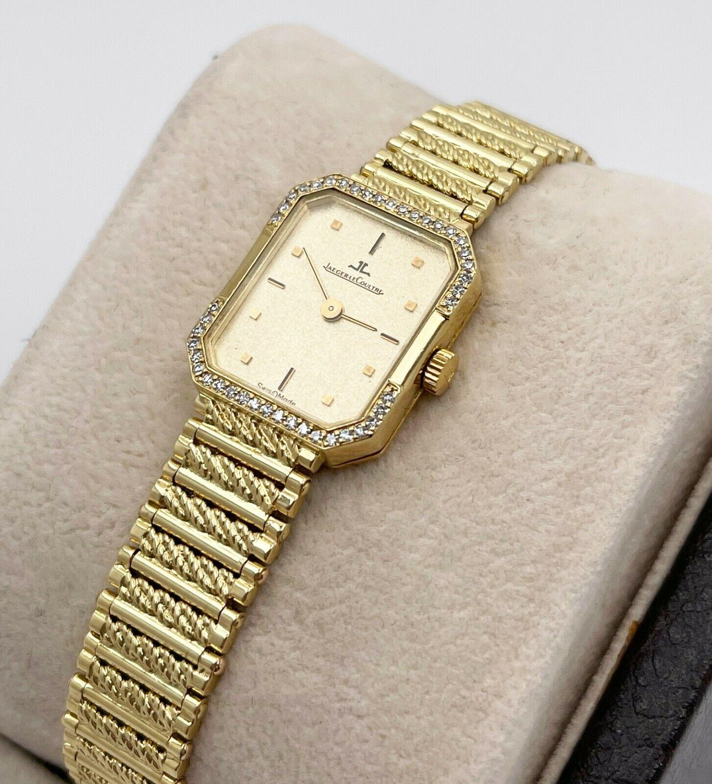 jaeger lecoultre diamond watch
