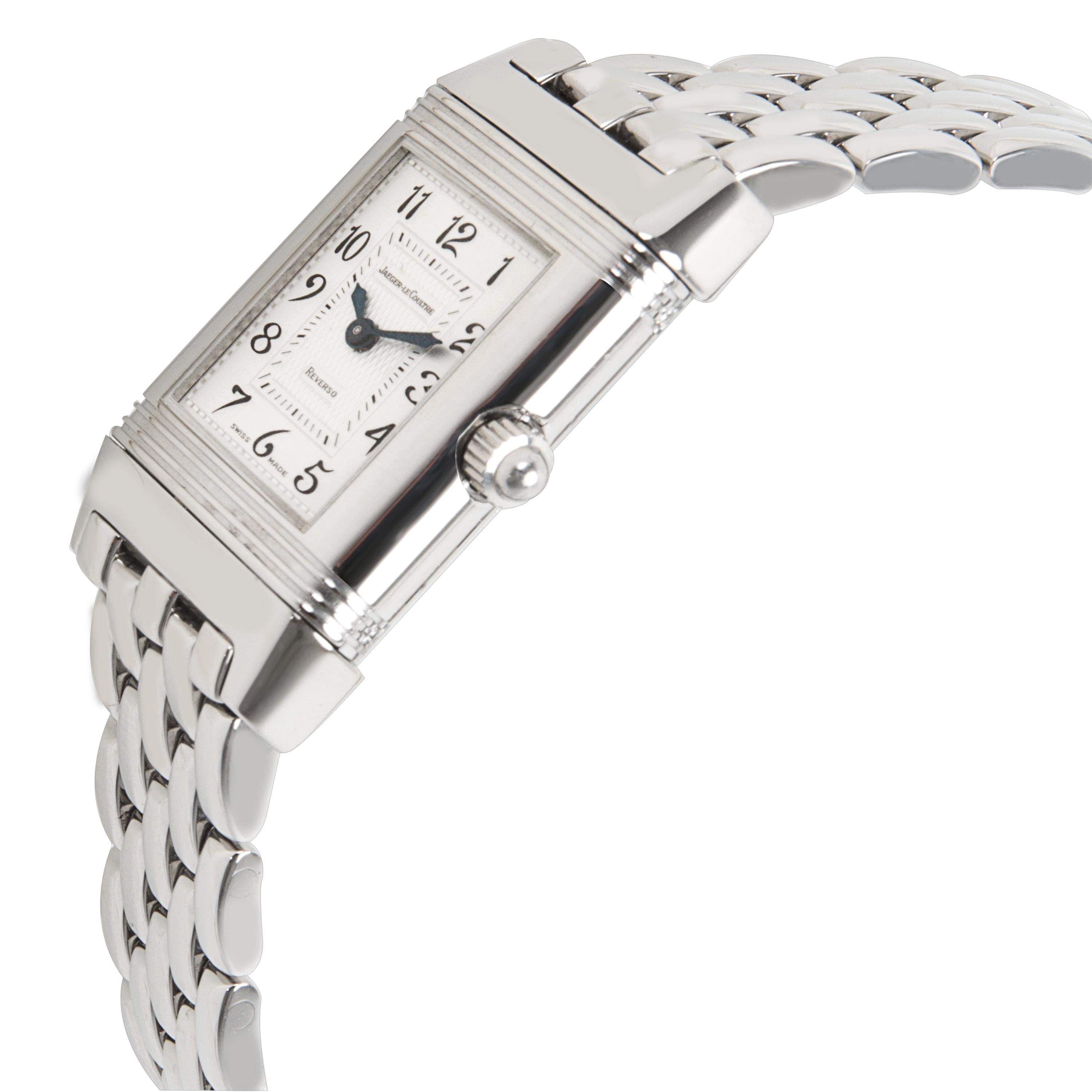 Jaeger-LeCoultre Duetto 266.8.44 Women's Watch in Stainless Steel In Excellent Condition In New York, NY