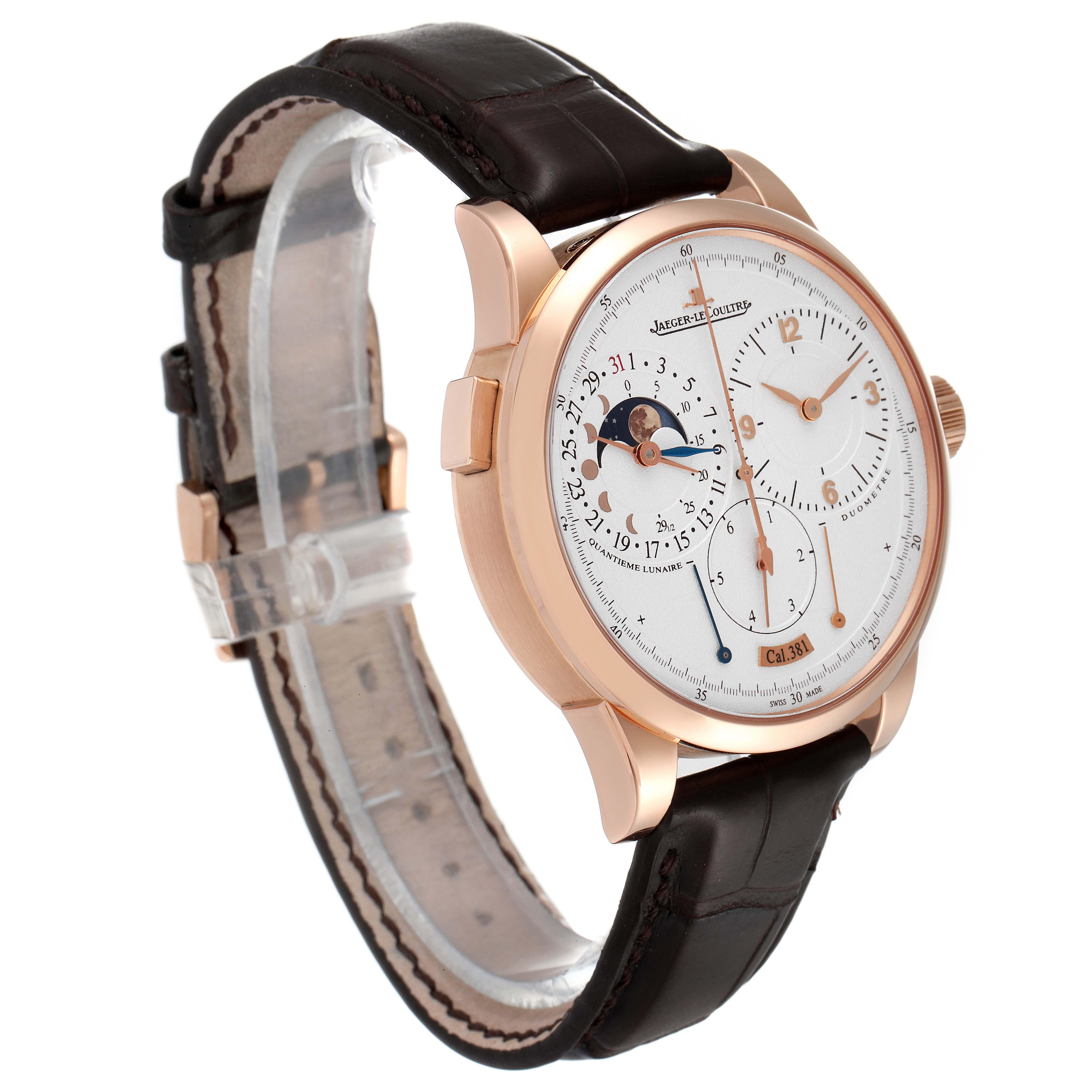 Jaeger Lecoultre Duometre Quantieme Lunaire Rose Gold Watch Q6042421 ...