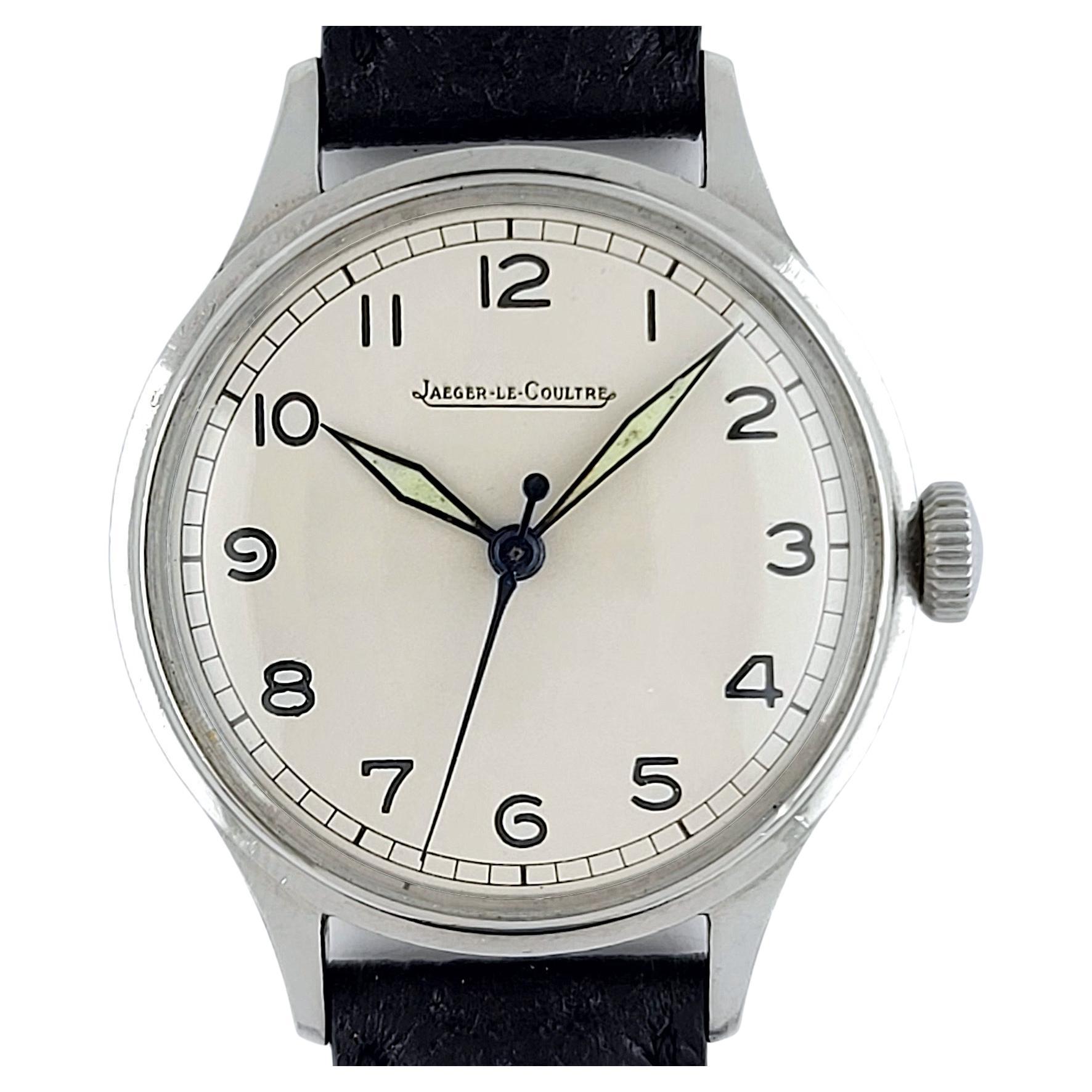 Jaeger LeCoultre E 159 WWII Era 1940 Military Style Officer Type Vintage P 478 For Sale at 1stDibs jaeger type 2