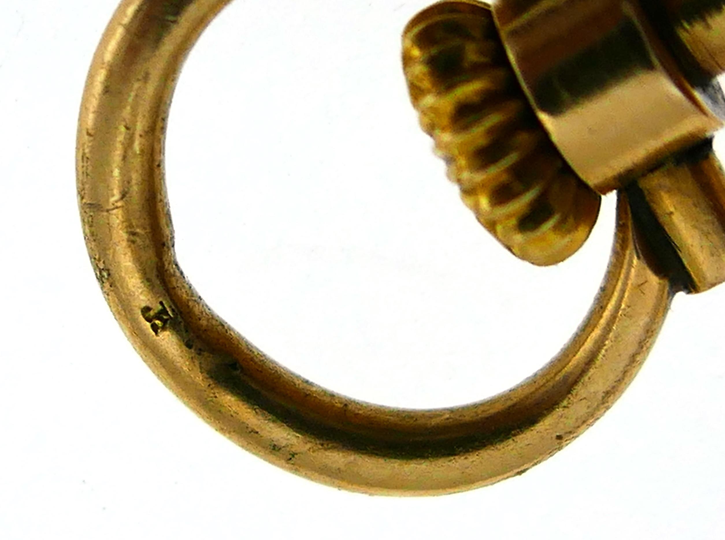 Jaeger-LeCoultre Enamel Gold Pocket Lapel Watch, 1890s 3
