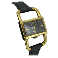 Jaeger-LeCoultre Értier Luchetto 18K Gold, Onyx Zifferblatt, Steigbügelösen Damenuhr
