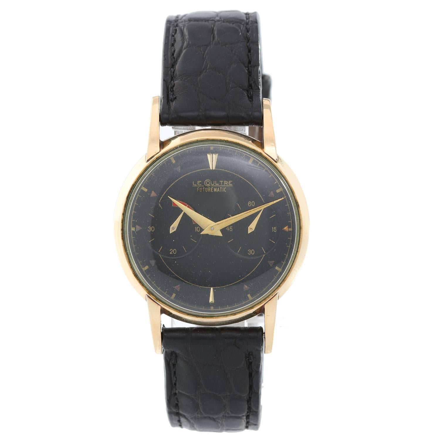 JaegerLeCoultre Yellow Gold Futurematic Automatic Wristwatch at 1stDibs jaeger lecoultre