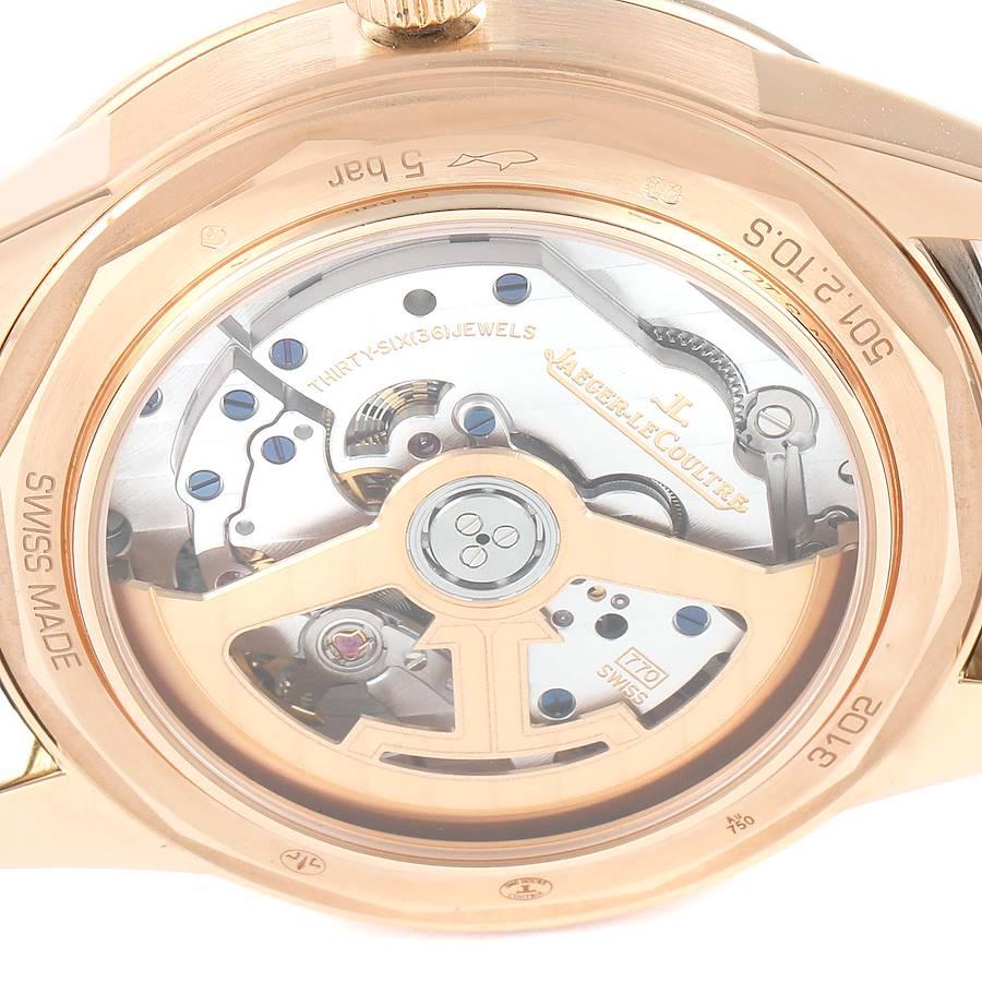 Jaeger-LeCoultre Geophysic Rose Gold Watch 501.2.T0.S Q8012520 Box Papers In Excellent Condition In Atlanta, GA
