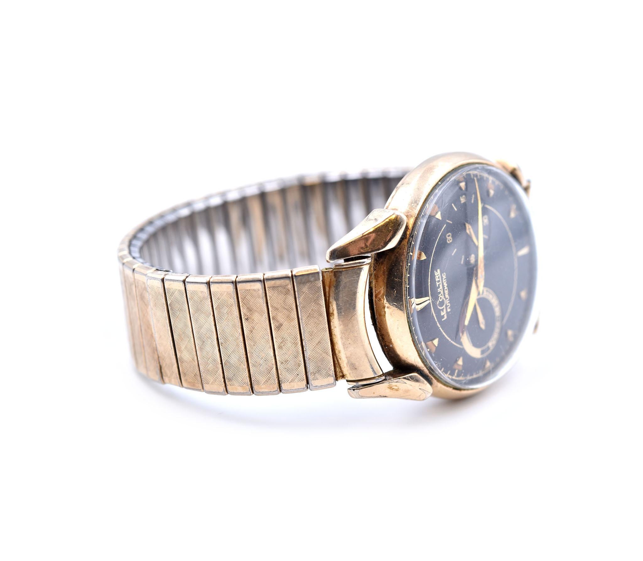 Jaeger-LeCoultre Gold Filled Futurematic Watch In Excellent Condition In Scottsdale, AZ