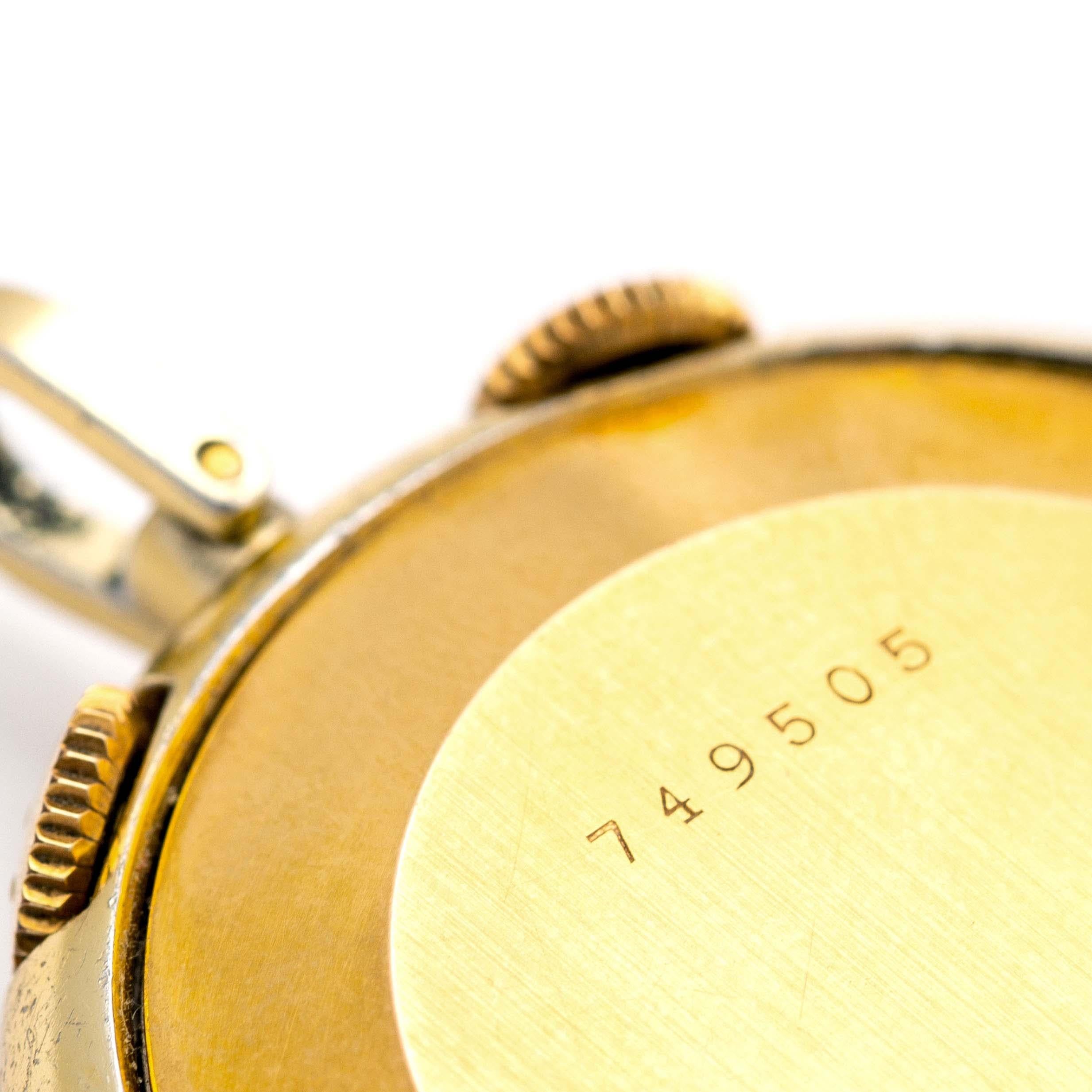 Jaeger-LeCoultre. Gold-Plated Metal Pocket Watch For Sale 5