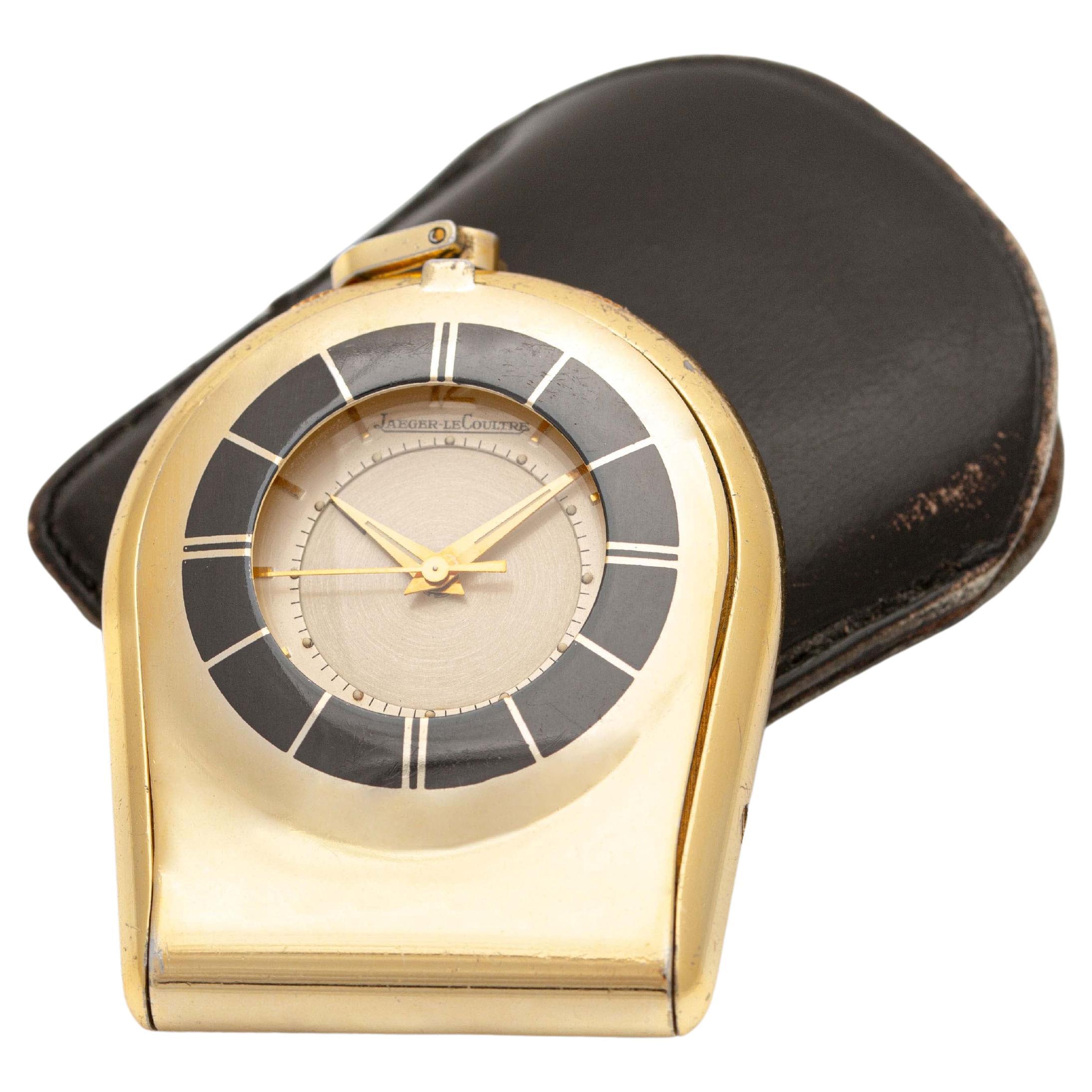 Jaeger-LeCoultre. Gold-Plated Metal Pocket Watch For Sale