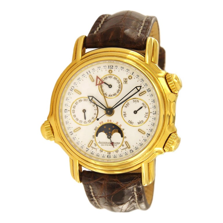JaegerLeCoultre Grand Reveil Perpetual Calendar Watch 180.1.99 For