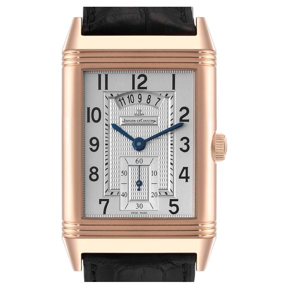 Jaeger LeCoultre Grande Reverso Duodate Rose Gold Watch 273.2.85