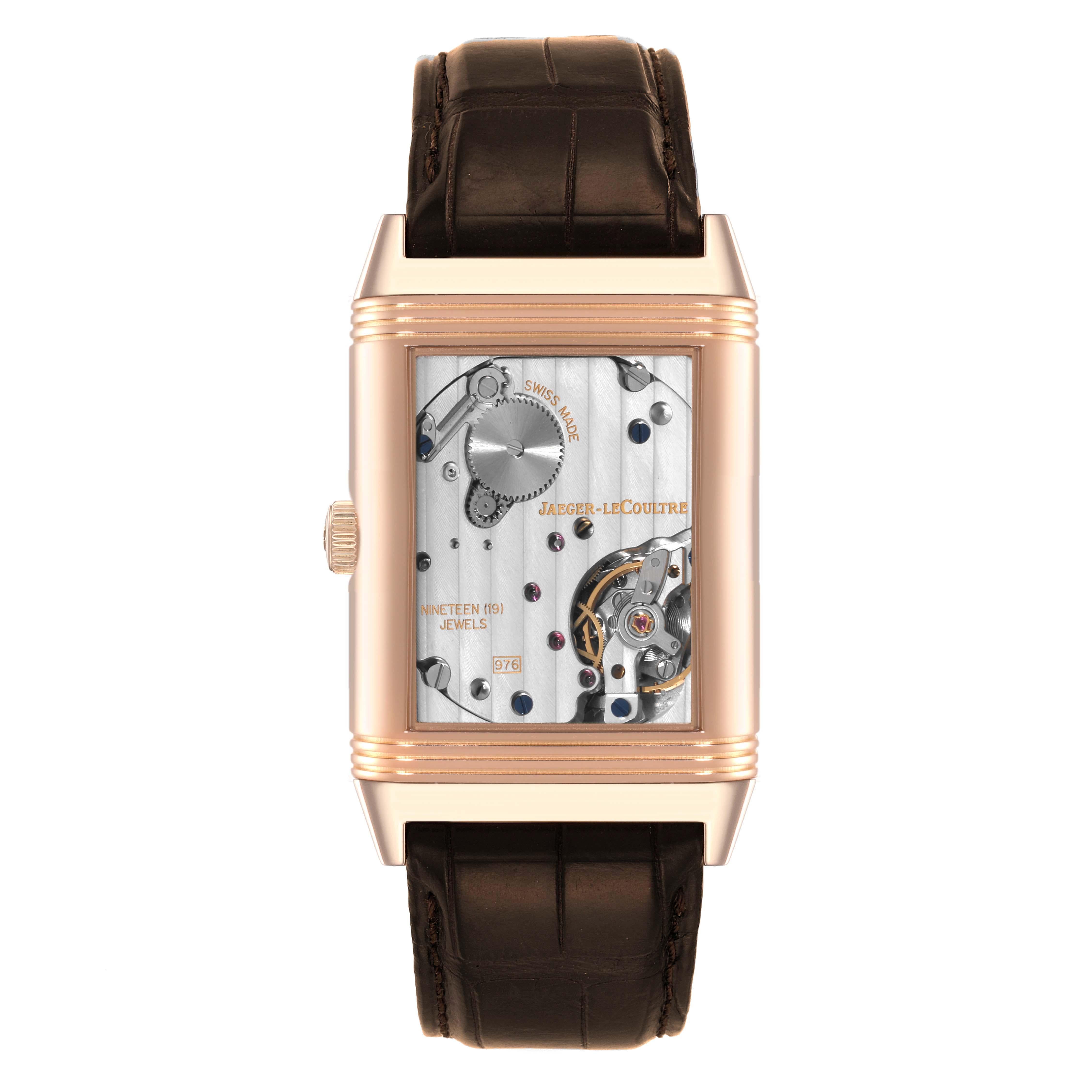 Men's Jaeger LeCoultre Grande Reverso 976 Rose Gold Watch 273.2.04 Q3732420