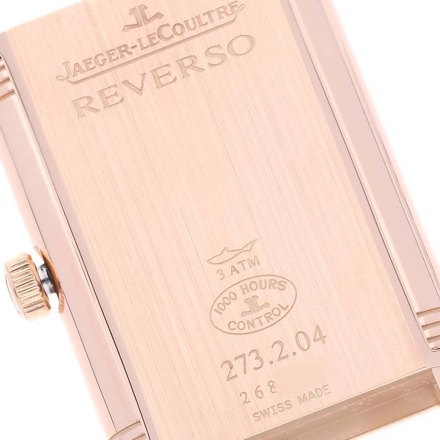 Jaeger LeCoultre Grande Reverso 976 Rose Gold Watch 273.2.04 Q3732470 For Sale 2