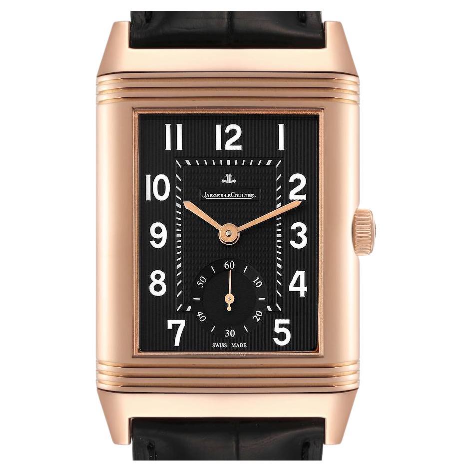 Jaeger LeCoultre Grande Reverso 976 Rose Gold Watch 273.2.04 Q3732470 For Sale