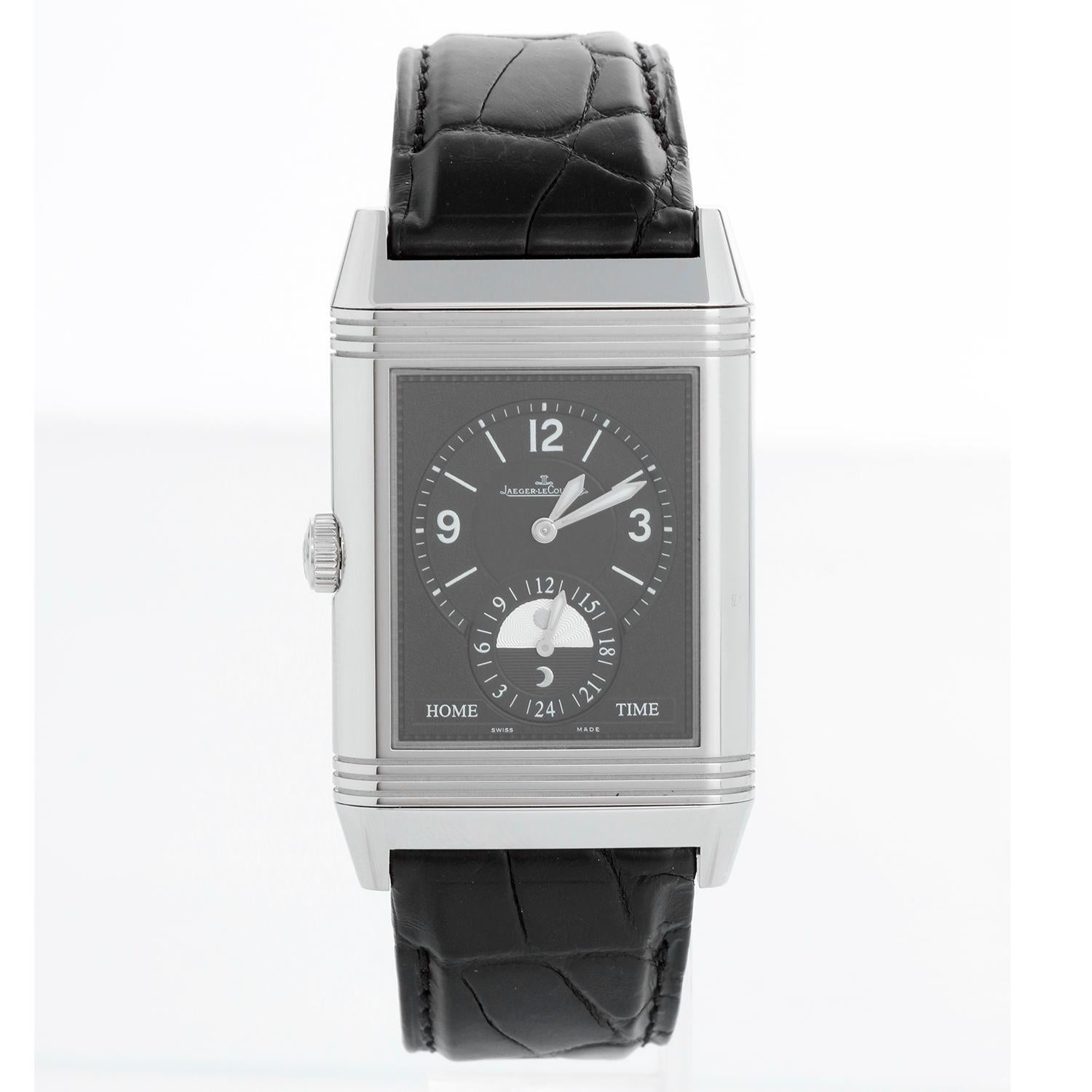 Jaeger-LeCoultre Grande Reverso  986 Duodate Edelstahl Q3748420 Herren