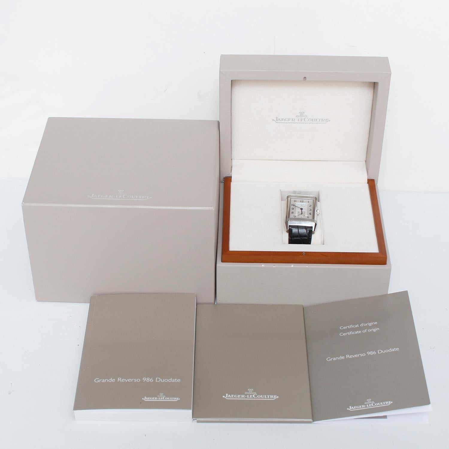 Jaeger-LeCoultre Grande Reverso  986 Duodate Edelstahl Q3748420 3