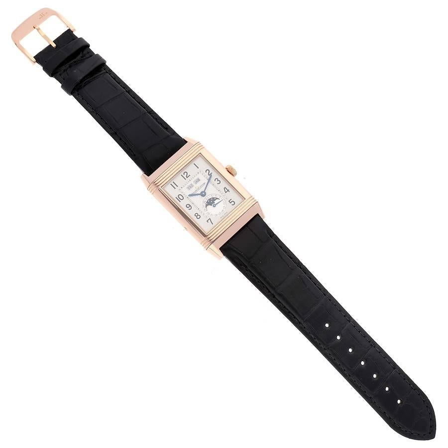 Jaeger LeCoultre Grande Reverso Calendar Moonphase Rose Gold Mens Watch Q3752520 3