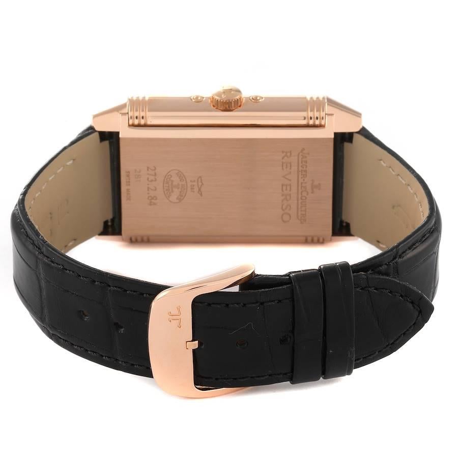 Jaeger LeCoultre Grande Reverso Calendar Moonphase Rose Gold Mens Watch Q3752520 2