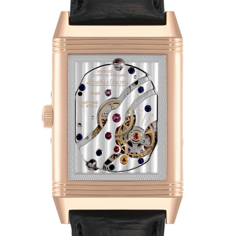 Reloj Jaeger LeCoultre Grande Reverso Calendario Oro Rosa Hombre