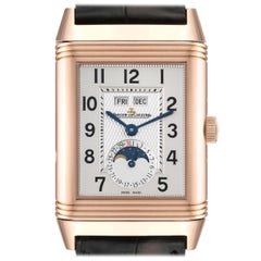 Jaeger LeCoultre Grande Reverso Calendar Rose Gold Mens Watch 273.2.84 Q3752520