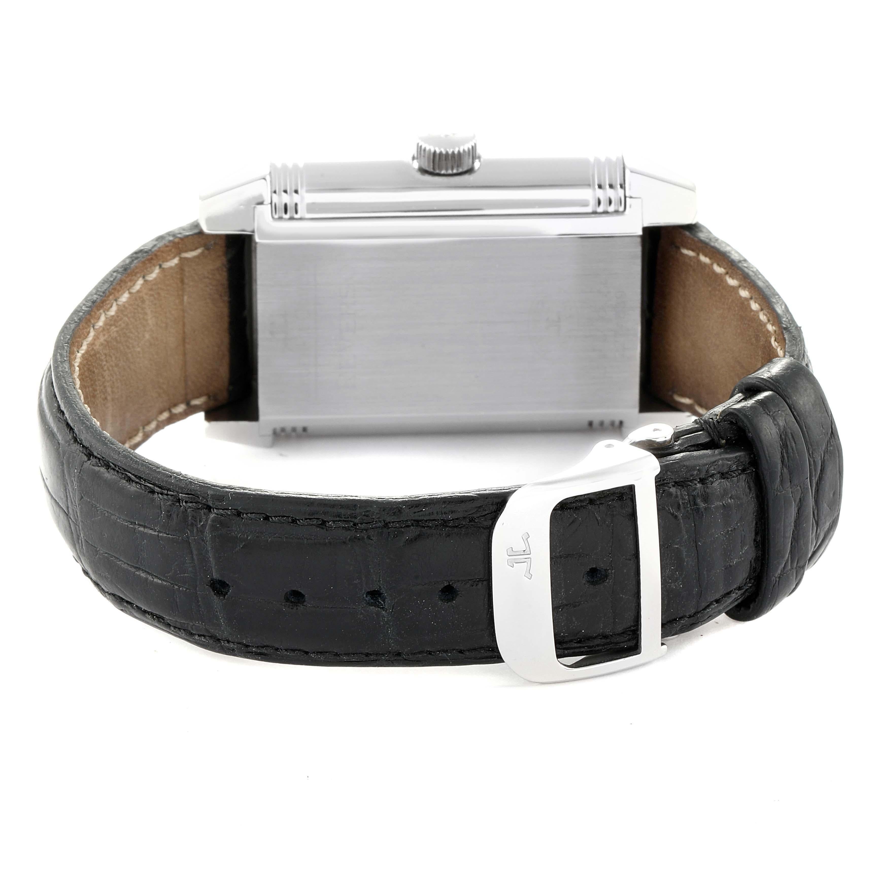 Jaeger LeCoultre Grande Reverso Date Watch 240.8.72 Q3038420 Box Papers For Sale 3