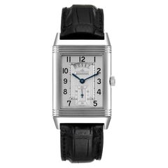 Jaeger LeCoultre Grande Reverso Duo Steel Silver Dial Watch 273.8.85 Q3748420