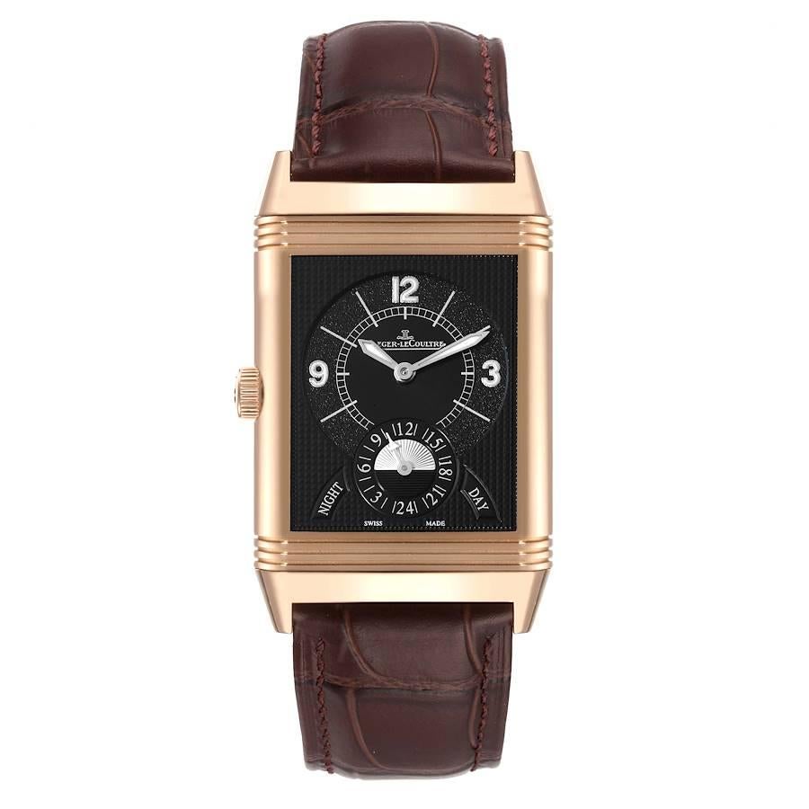 Men's Jaeger LeCoultre Grande Reverso Duodate Rose Gold Watch 273.2.85 Q3742521