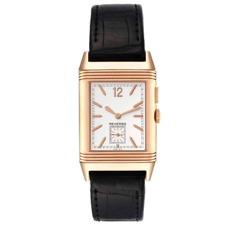 Jaeger LeCoultre Grande Reverso Duoface Roségold Uhr 278.2.54 Q3782520 im Zustand „Hervorragend“ in Atlanta, GA