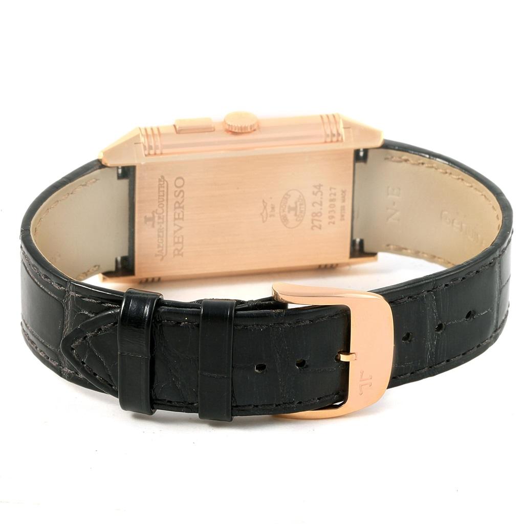 Jaeger-LeCoultre Grande Reverso Duoface Rose Gold Watch 278.2.54 Q3782520 For Sale 2